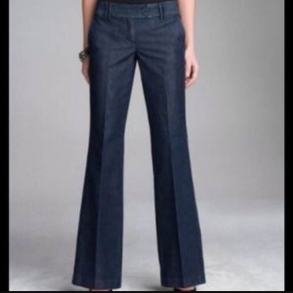 Express Editor Pant Flare Leg Light Blue 4 - Picture 6 of 6